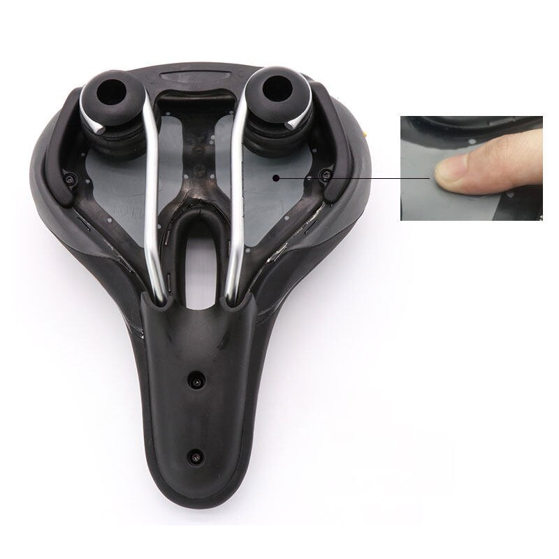 VELO Soft Bicycle Saddle MTB Road bike Thickened Ball Comfortable PU Leather Bicycle Saddle Bike Seat Cushion VL-6099E