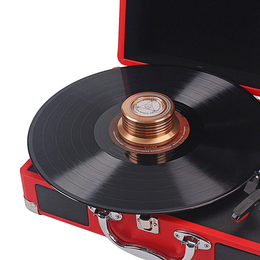 Weight Clamp Universal 50Hz LP Vinyl Turntable Aluminum Record Player Stabilizer Musical Enjoyable Instrument Supplies