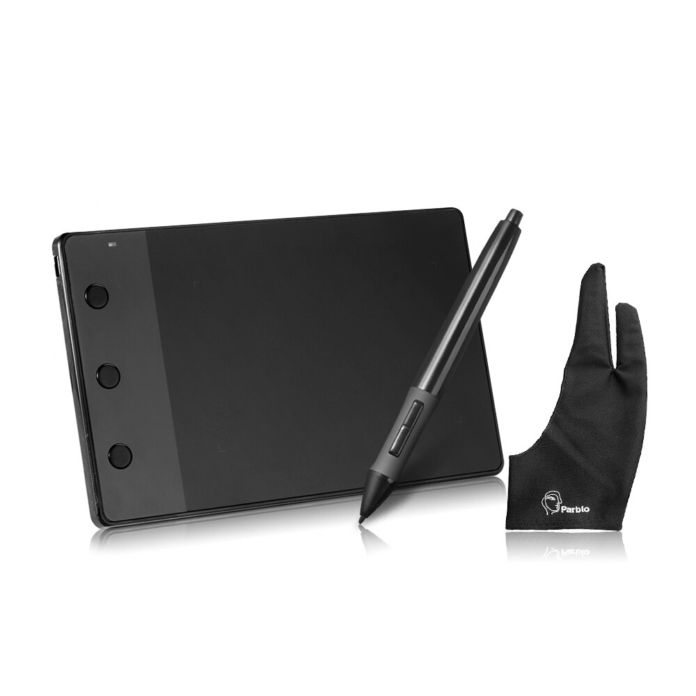 Huion H420 4x 2.23&quot; Graphics Drawing Tablet OSU Signature Pad Digital Pen+Anti-fouling Glove