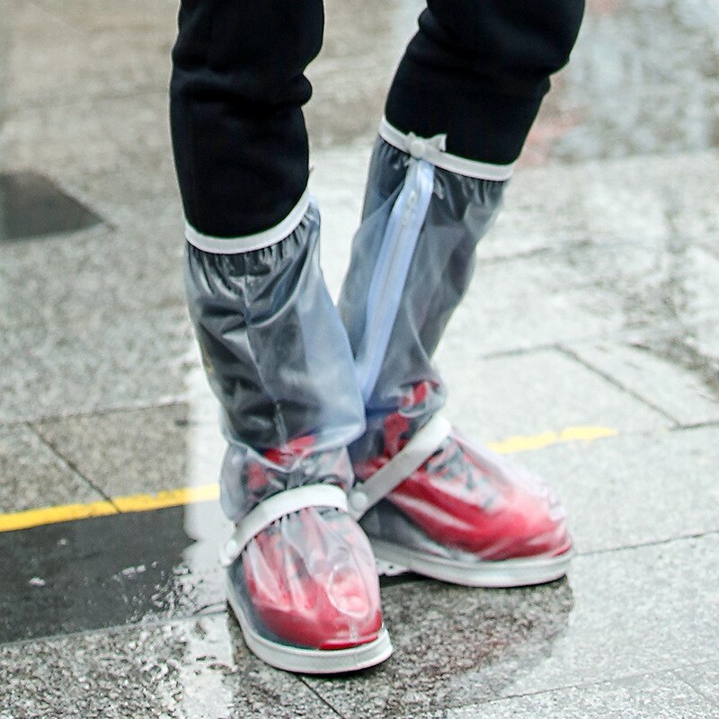 Vandtæt regnskobetræk til motorcykelkørsel på cykel på regnvejrsdag genanvendeligt sorte støvleovertræk skobetræk