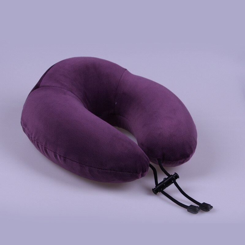 Naturlig latex pude u-formet tyk gummi bil pude u-formet rejse fly sundhed pude fly: 2