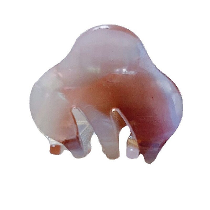 3cm Mini włosy akcesoria chmura w kształcie octanu klamra do włosów dla WomanTortoiseshell Mutiple Barrette akrylowe geometryczne szpilka