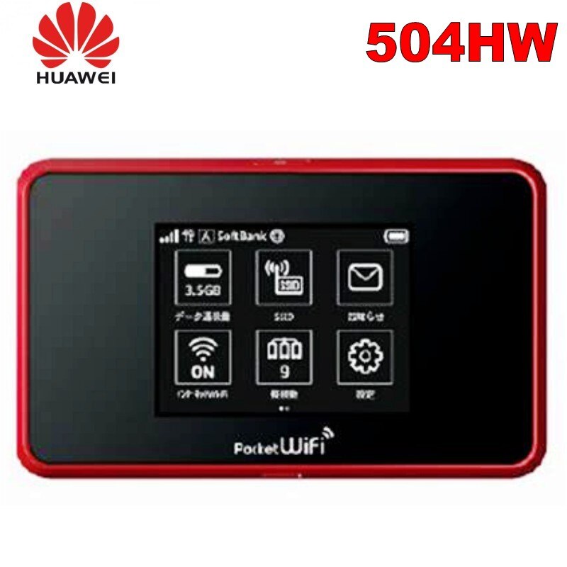 Unlocked Huawei Pocket 504hw 4G LTE Wifi Router With Sim Card Slot