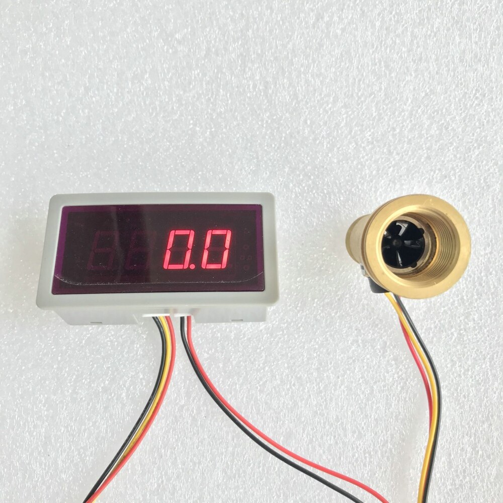 US208MT Digital Instant Flow Meter Totalizer and Alarmer Flow Rate Display USC-HS21TA Water Monitor iSentrol Saier Sensor