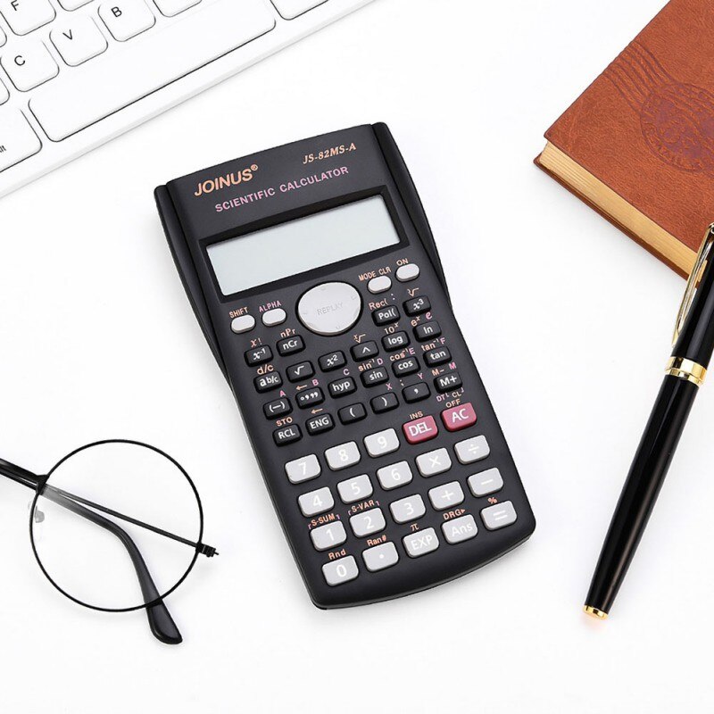 JOINUS Student Calculator Scientific Calculator Advanced Math Function Calculator Multifunction 12-Bit Calculator with cover