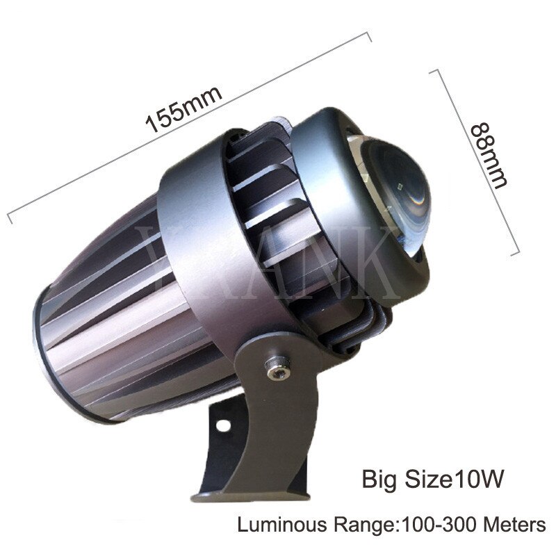 3W 10W A Beam Of Light CREE LED Spotlight Lamp Light Remote Ultra Narrow Wall Washer Lights Outdoor IP65 Waterproof