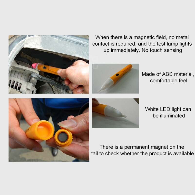 Non Contact Magnetische Klep Test Pen Rela-Y Detector Magneetventiel Test Pen Magnetische Klep Detector Auto Relais Tester detector