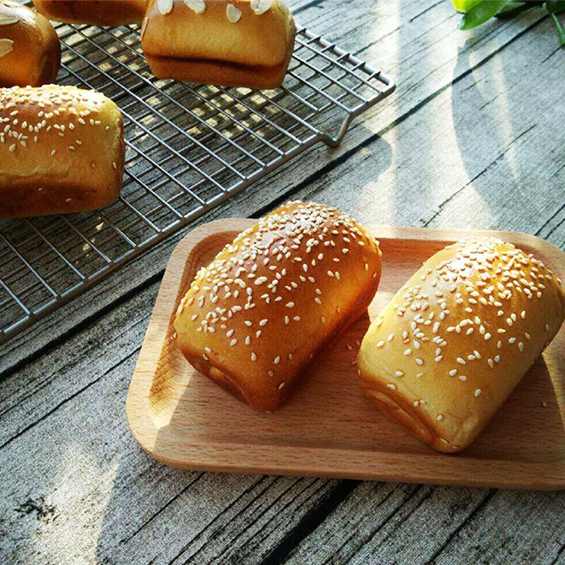 Non -stick koblet mini brødform/brett karbonstål mini brød brødformer 6 hulrom små banan brød loafs baker firkant 721