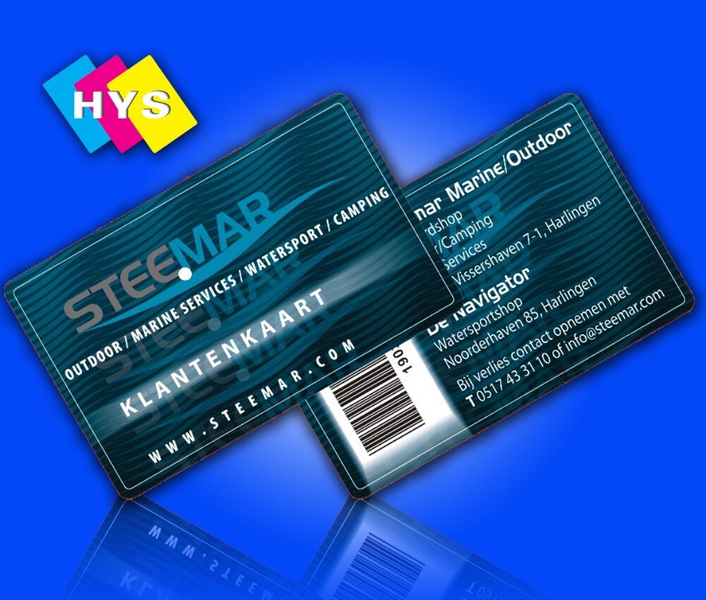 UV Barcode Card and barcode pvc card Printing