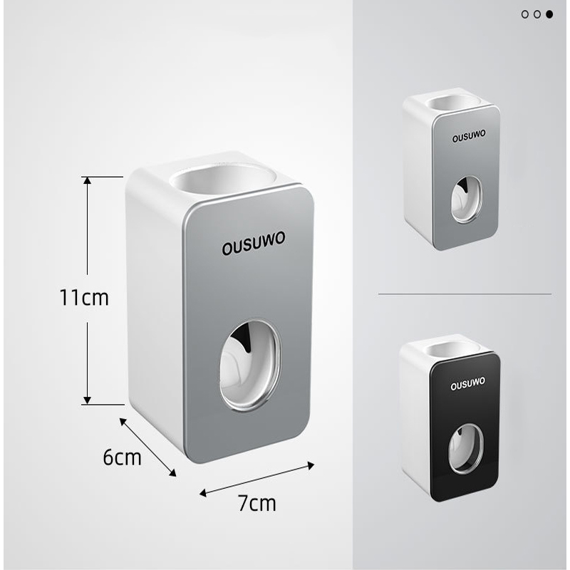 Automatische Tandpasta Dispenser Badkamer Accessoires Set Tandpasta Squeezers Tandenborstelhouder Wall Mount Rack Gereedschap