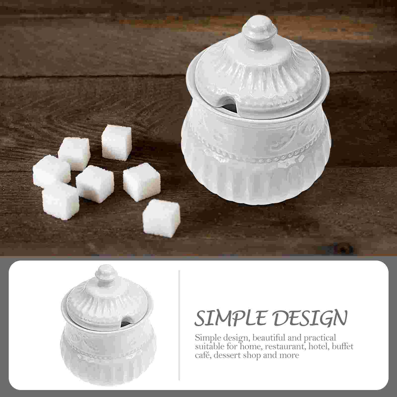 Sugar Cube Container Ceramic Sugar Holder Coffee S... – Grandado
