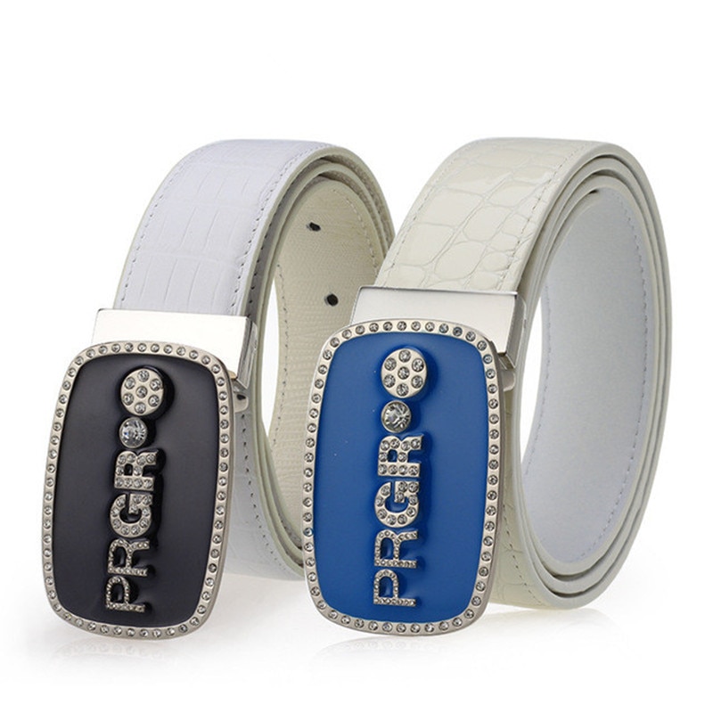 Prgr diamant golfclubs riem krokodillenleer complete set clip riem breedte 3.5cm unisex