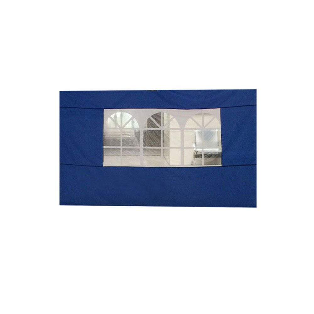 Gazebo Accessory 3m/6m/9m/12m Shade Shelter Side Wrap Cloth With Window Mosquito Gazebo Tent Surface Replace Cloth: window blue / 9m