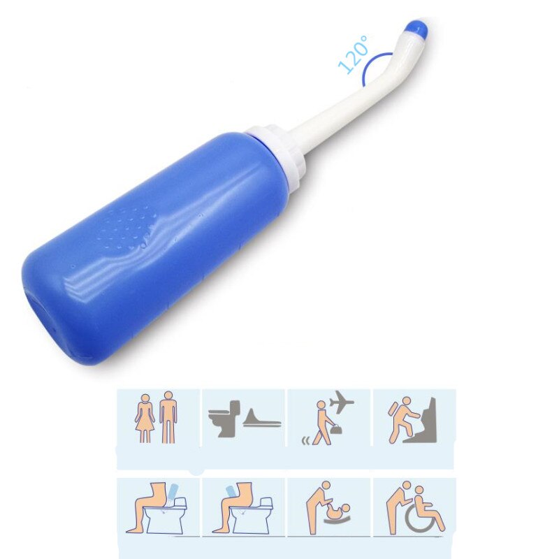 Sprayer Personal Cleaner Hand Held Seat 500ml Toilet Bidet Tackle Hygiene Washing Travel EVA Portable Bottle