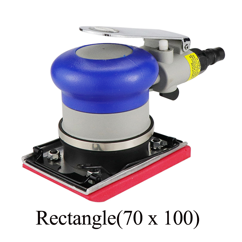Rectangle size is 70 * 100mm pneumatic air polishing machine tool grinder efficient strong viscous sand paper machine: 812BLUE