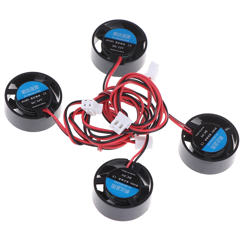 Notebook Micro Cooling Fan 25.5x10mm 5v 9v 12v 24v Round Mini For Led Lamps Computer Radiator