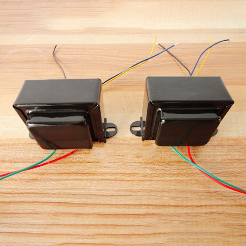 2Pcs Tube Amplifier Single-Ended Output Transformer 5K Output Cow for 6P1 6P14 6P6 0-4-8 Ohm DIY Vacuum Tube Amplifier