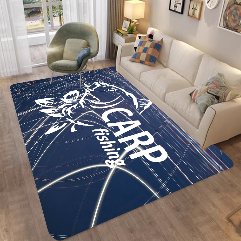 Nash Fishing Logo Deuringang Antislip Badkamermat Kinderkamer Slaapkamer Decoratie Balkon Antislip Deurmat Woonkamer: 50x160cm / Rood