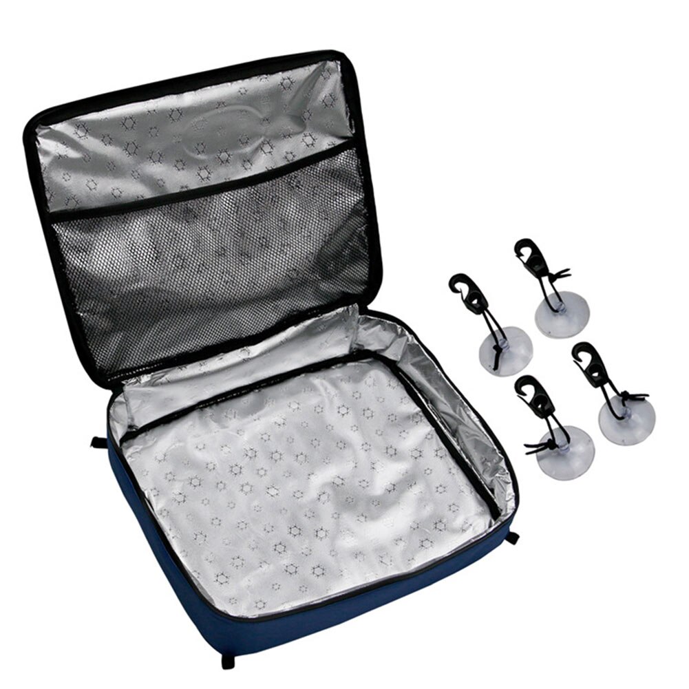 Met Zuignappen Oxford Doek Geïsoleerde Kajak Picknick Voor Deck Surfing Accessoires Draagbare Koeltas Bier Drank: Blauw