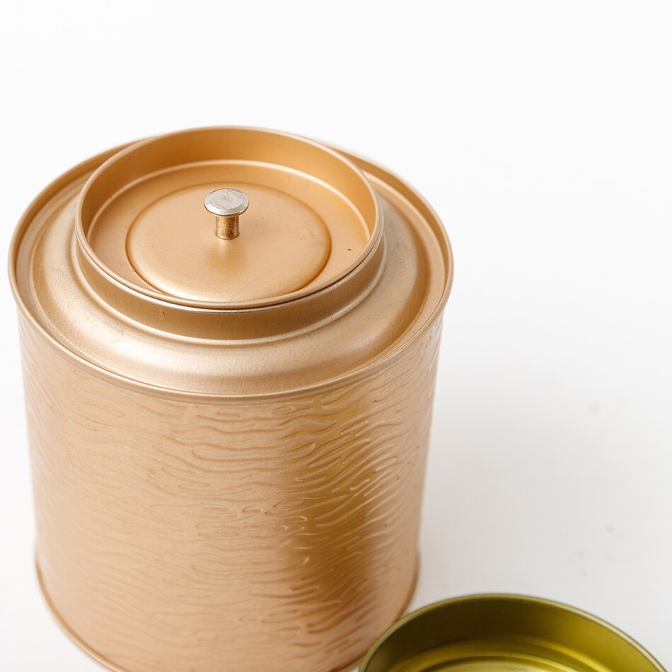 Xin Jia Yi Verpackung Spezielle Deckel Runde Metall Zinn Tee Container