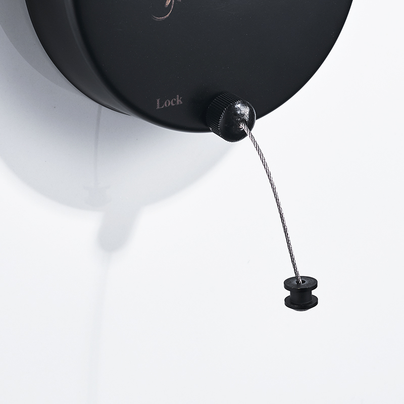 Indoor Wall Stasinless steel Hanging Stretch Clothesline Balcony Bathroom Invisible Clothes Towel Rack Retractable Line 5M