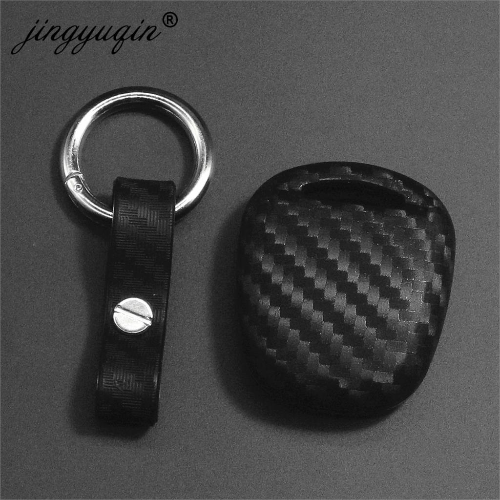 Jingyuqin Carbon Siliconen Autosleutel Beschermhoes Voor Lexus RX300 ES300 Toyota Camry RAV4 Prado Corolla Avensis Land Cruiser Yaris