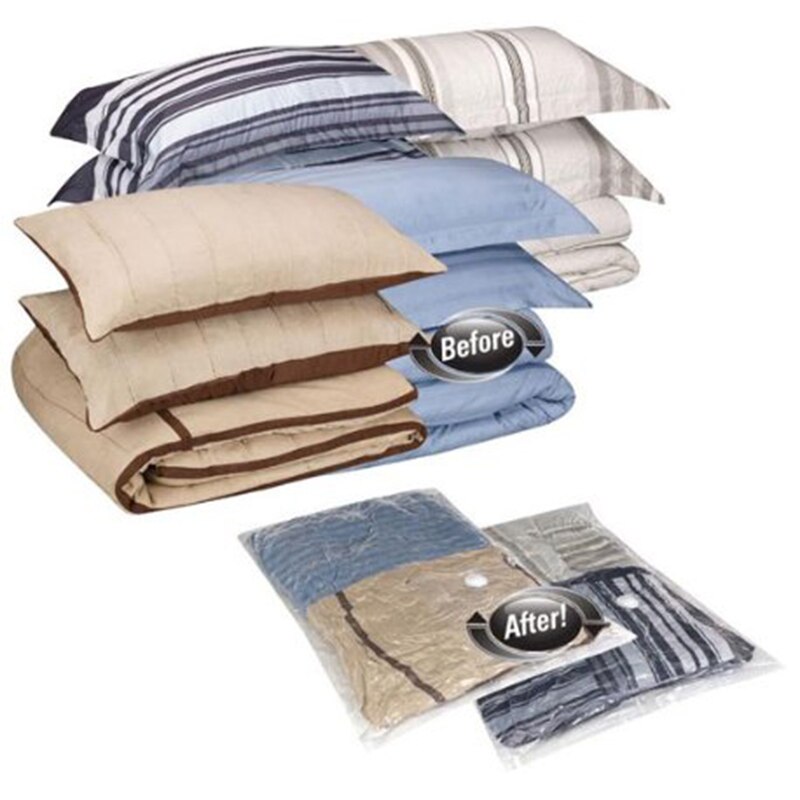 Vakuum tasche 10 stück einstellen 2 größen 6 stück 40x60 und 4 stück 60x80 robust für sterben speicherung von kleidung, Steppdecken und bett leinen Vakuum tasche f
