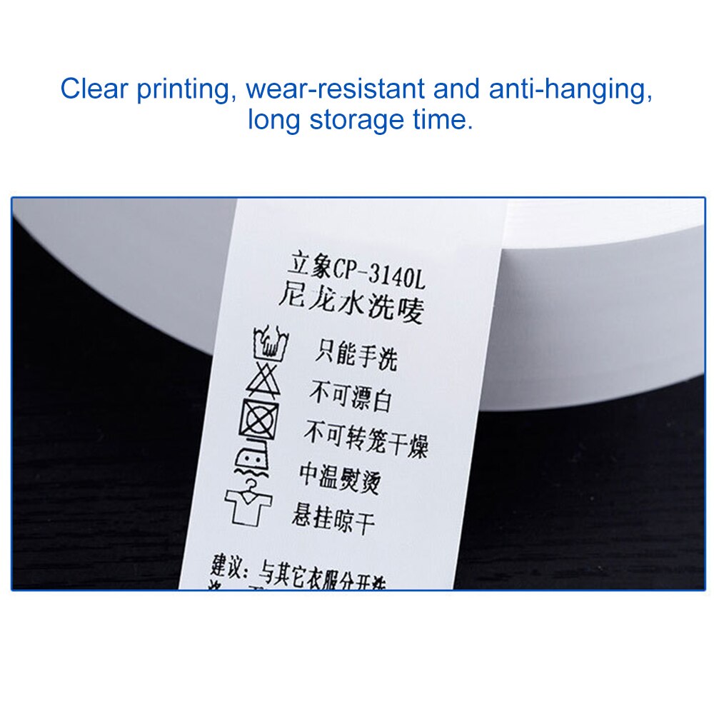 1 Roll Thermal Transfer Wax Ribbon Width 40-110mm * 300m Barcode Printing Ribbon for Printer