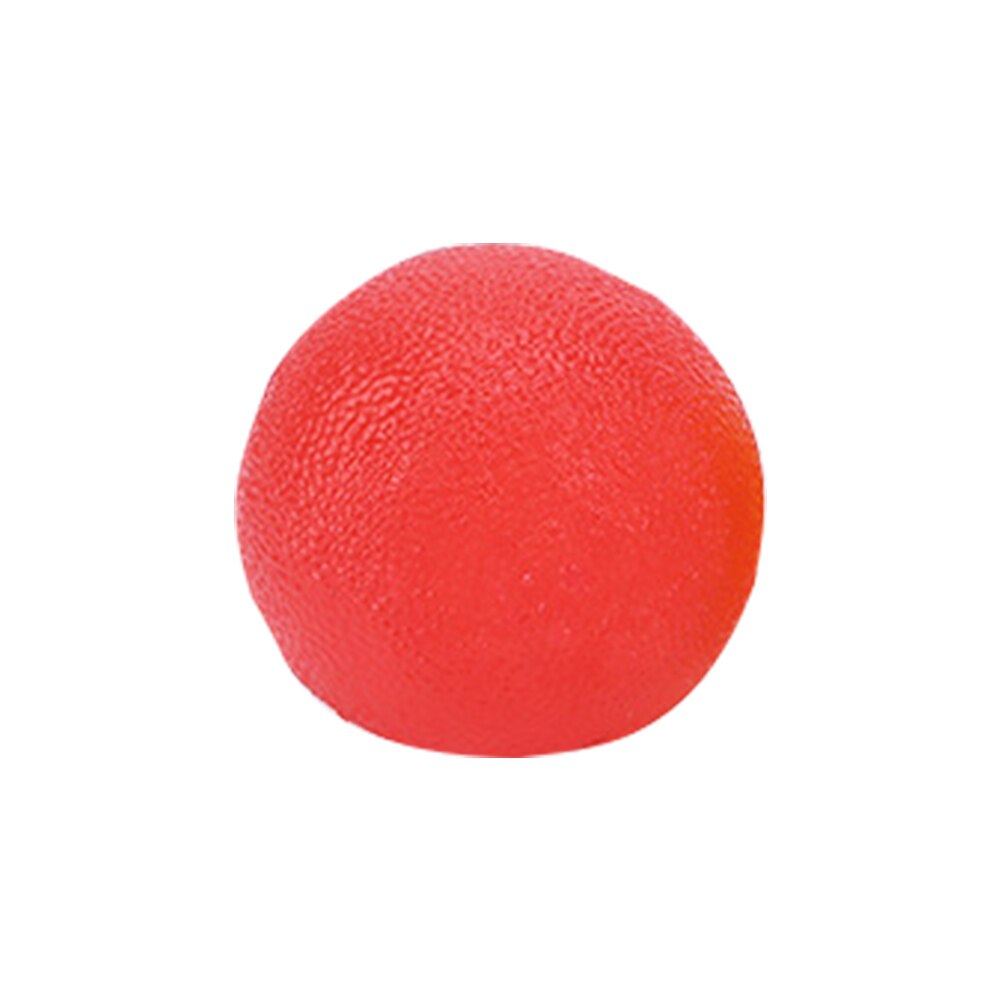 Egg Shaped Hand Exercise Balls Silicone Hand Finger Sports Massage Squeeze Stress Relief Toy for Hand Strengthening Therapy: Red