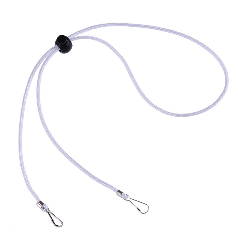 Einstellbare Maske Lanyard Verlängern Seile Ohr Druck Relief Gesicht Bandanas Kette Halter Straps maske lagerung kette Brillen Kette: White