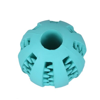 5/7 cm Hund Spielzeug Interaktive Gummi Bälle Haustier Hund Katze Welpen ElasticityTeeth Ball Hund Kauen Spielzeug Zahn Reinigung Bälle Spielzeug für Hunde: bule / 5cm
