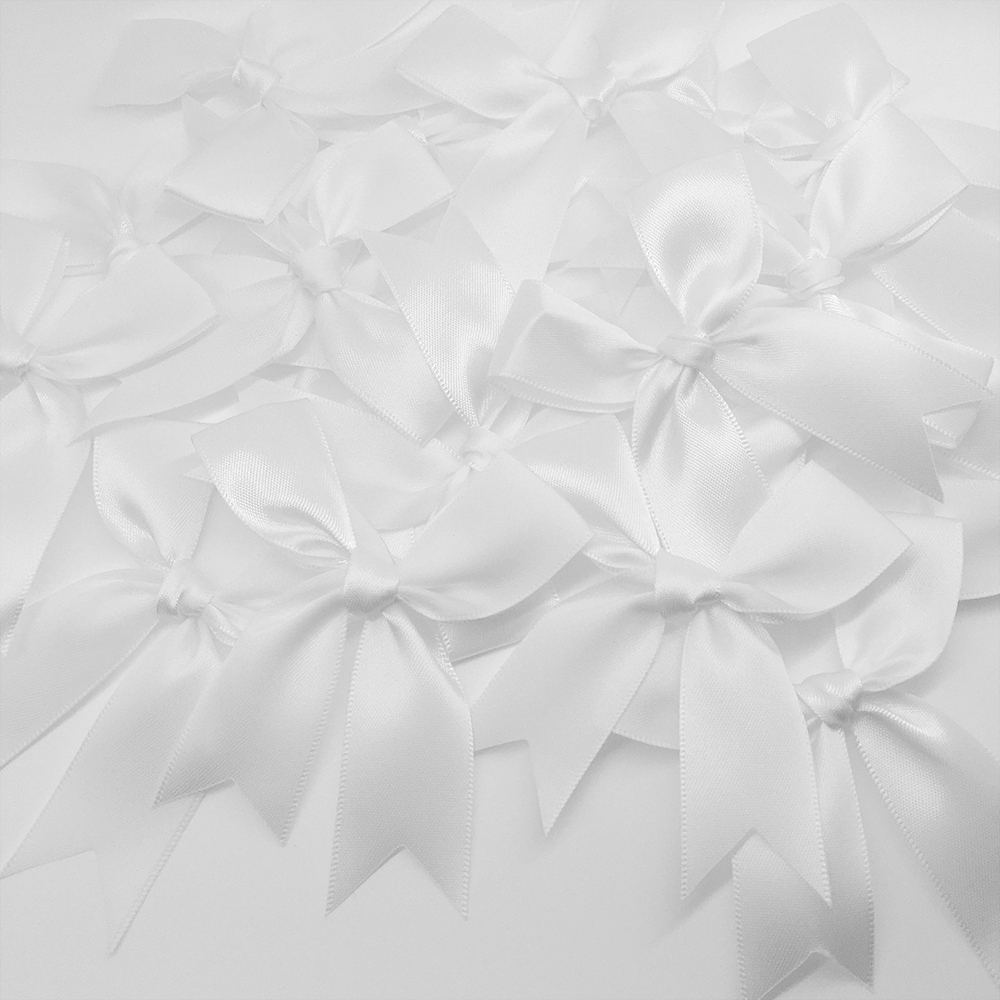50 Uds. De lazos de cinta satinada de 85x85mm, decoración para manualidades, , sombreros de flores, ropa DIY, bolsas para tarjetas de invicación de boda, decoración de: Latón envejecido