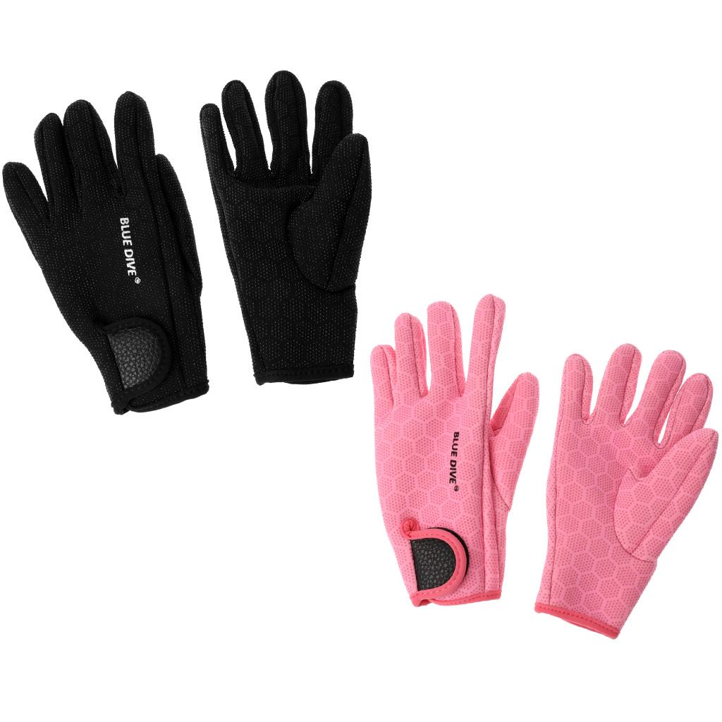 Roze/Zwart 1.5Mm Neopreen Handschoenen Voor Duik Surf Snorkelen Scuba