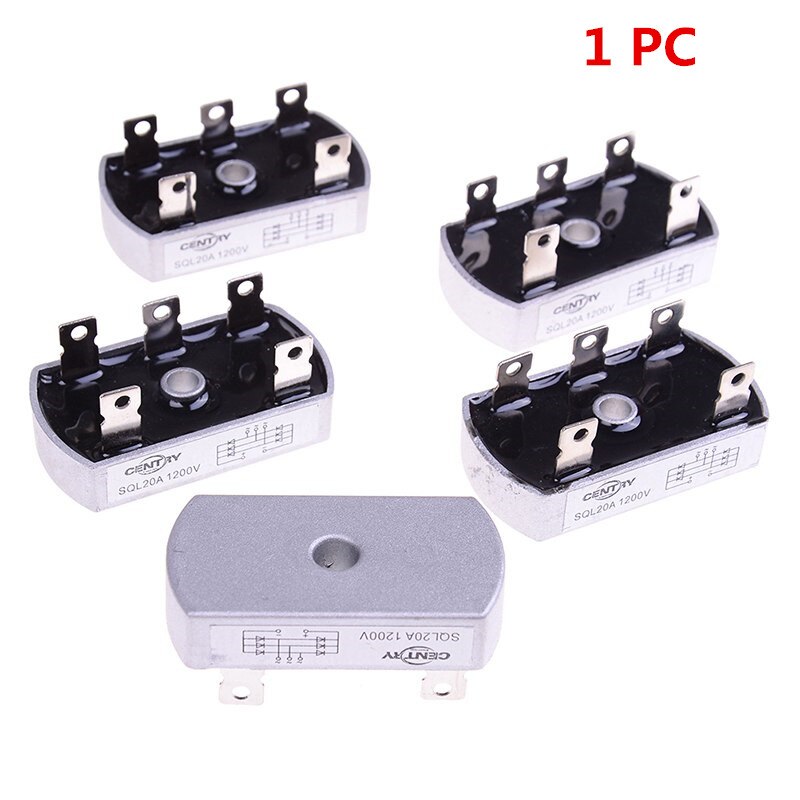 1PC 20Amp Generator Diode Rectifier Bridge Three Phase Power Fast Recovery Rectifiers Diodes Kits For Generator SQL20A