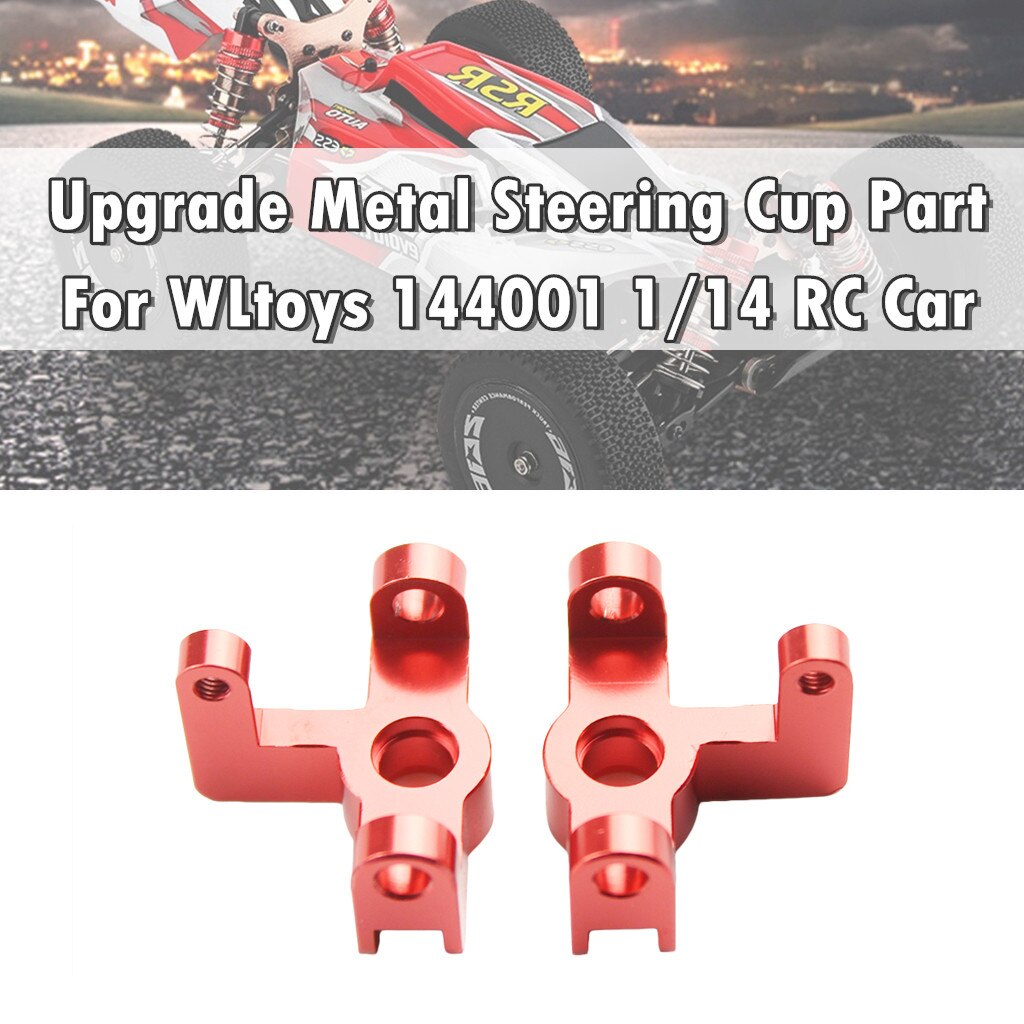 Wltoys 124018 124019 144001 Rc Car Upgrade Onderdelen Metalen Front Swing Arm Achter Swing Arm Front Steering Cup C Seat achterwiel #11: Default Title