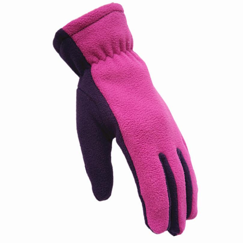 Dichski Vrouwen Mannen Winter Warm Skiën Handschoenen Mannen Ski Handschoenen Snowboard Handschoenen Motorrijden Wanten Sneeuw Windstopper Handschoen: Q308 Rose black