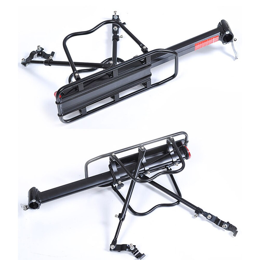Bike Touring Carrier 110lbs Quick-Release Adjustable Back Cargo Rack Frame-Mounted Rack for Bicycles 24"-29" Bicycle Accessories