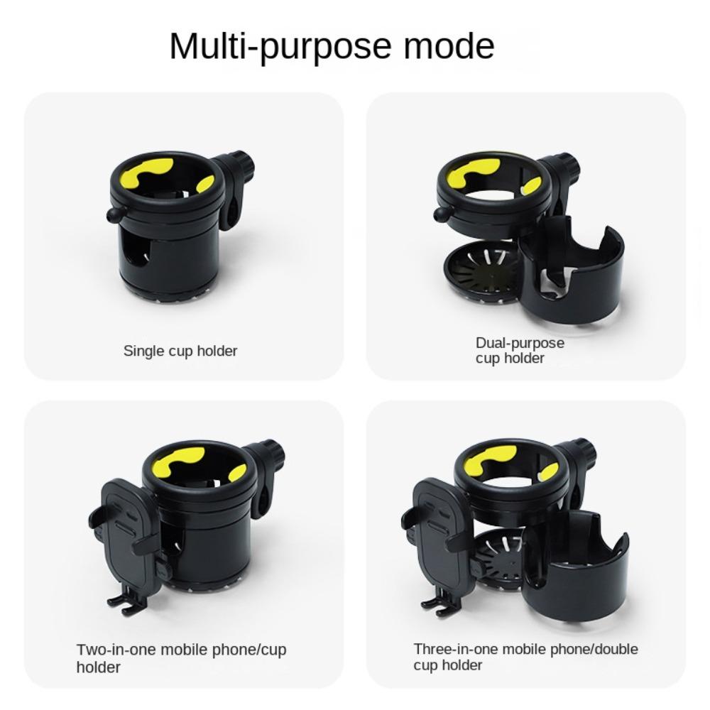 Klemfleshouder voor baby's, bekerhouder voor op de fiets, telefoonhouder voor in de kinderwagen, flessenhouder voor in de buggy, bekerhouder voor de kinderwagen, accessoires voor de kinderwagen
