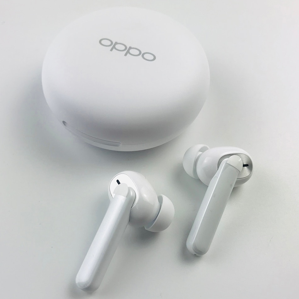 Oppo enco  w31 tws -kuulokkeet bluetooth 5.0 -kuulokkeet, matalan latenssin, langattomat nappikuulokkeet, 25 mah, ipx 4 -kuulokkeet find  x2 x2 pro ace 2 -puhelimelle.