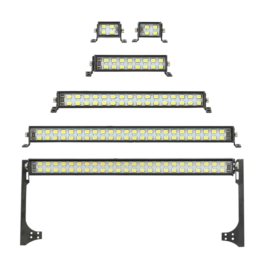 Barre lumineuse LED RC sur chenille, lampe de toit pour 1/10 TRA-XXAS TRX4 Accessoires de mise à niveau Pièces
