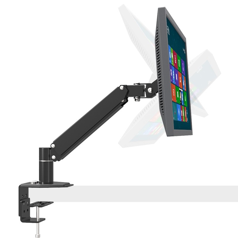 17-24" LCD TV Monitor Holder Table Clamping Mount Full Motion Arm L132