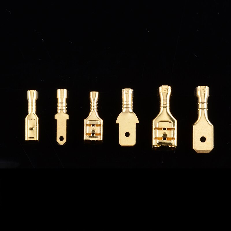 270pcs 2.8-6.3mm Car Auto Terminal Electrical Wire Crimp Connectors Male Female Spade Sheath Assortment Kit Tool Parts