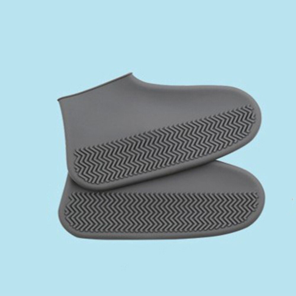 Stivali da pioggia in Silicone copriscarpe impermeabili copriscarpe in gomma riutilizzabili per ciclismo scarpe da pioggia protezioni bambini galoppo antiscivolo: Gary / L 29cm