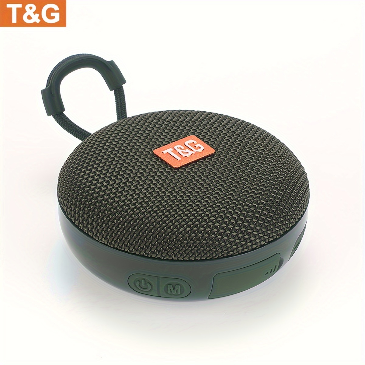 Tg 352 högtalare bluetooth bärbara trådlösa bashögtalare vattentäta högtalare med stöd för aux, tf, usb, fm, soundbar, subwoofer: Gräsgrön