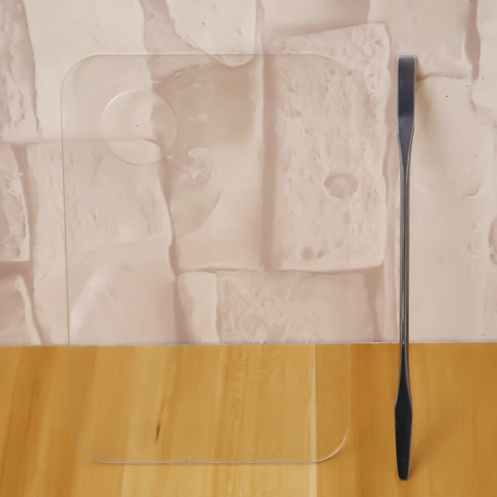 machen-hoch-Palette Mischen Palette Stange Edelstahl machen-hoch Universal- Cutter Manikübetreffend Nagel Kunst paletten mit Spachtel sätze Nagel werkzeug