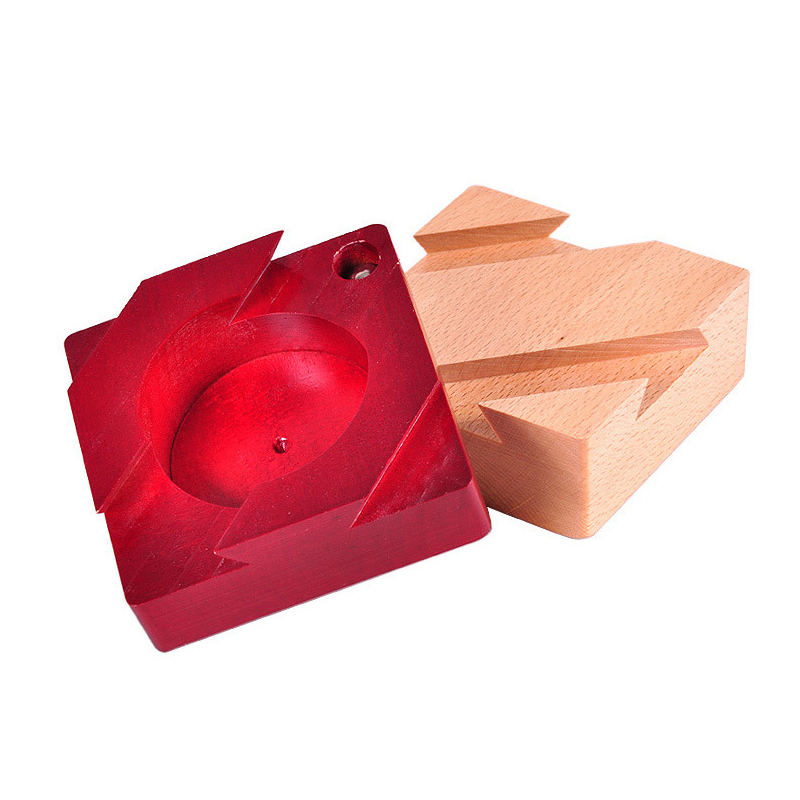 Unmöglichke Puzzlebox mit versteckten Fächern, 3D-Gehirnentaser aus Holz für Erwachsene und Kinder, Luban Lock Juegos De Ingenio Madera