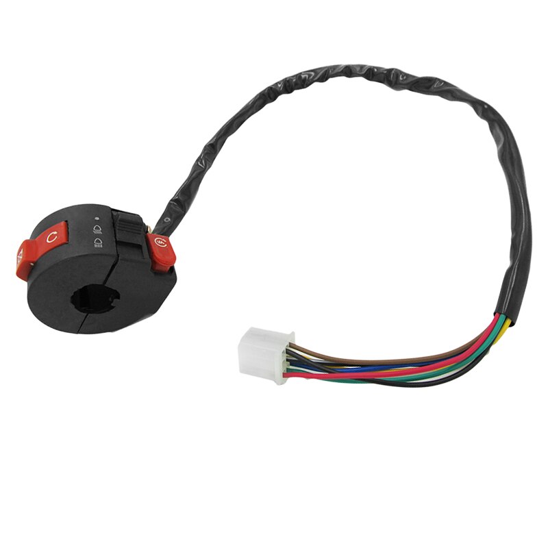ATV Light Button Switch 3 Function Left Handlebar Switch Assembly For 50/70/90/110/125CC ATV Quad Dirt Bike ATV Accessories