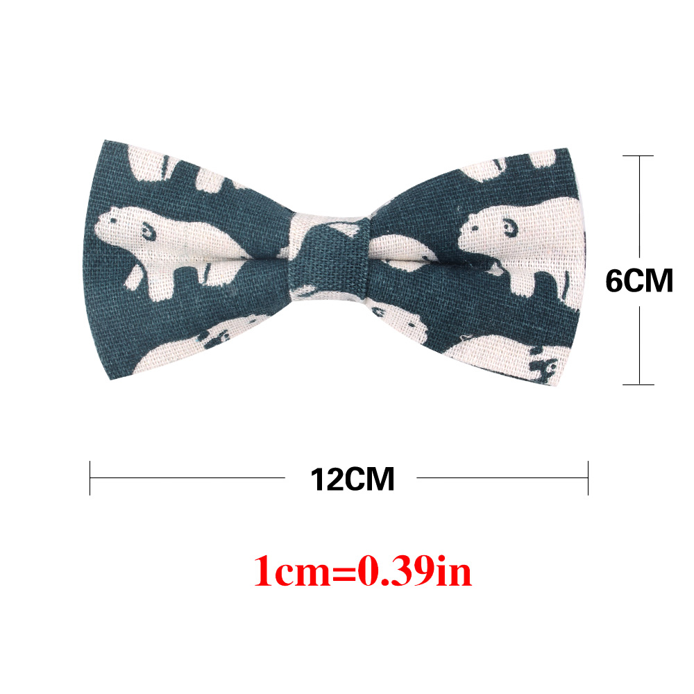 Papillon in lino per matrimonio papillon in cotone da uomo abbigliamento da collo papillon per adulti per uomo donna papillon per papillon modello animale da festa