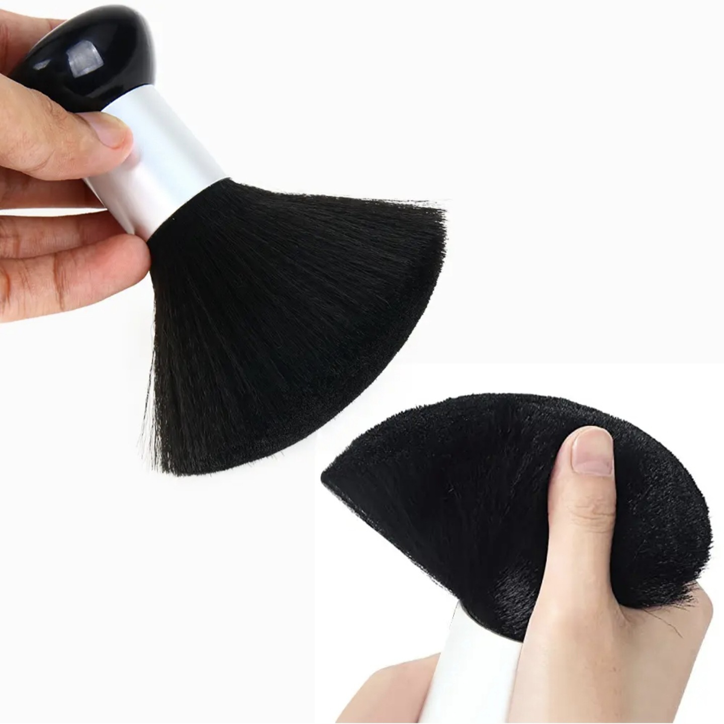 Weiche Haarbürste Nacken- und Gesichtsbürste Friseur-Haarbürste für Friseursalon Haarstyling Friseurwerkzeuge