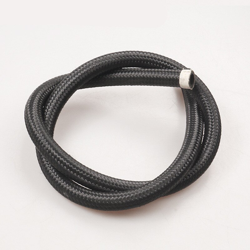1 Meter Braided Oil Line Fuel Hose Oil Gasoline Brake Line Hose Nylon Fuel line Hose AN4 AN6 AN8 AN10 AN12